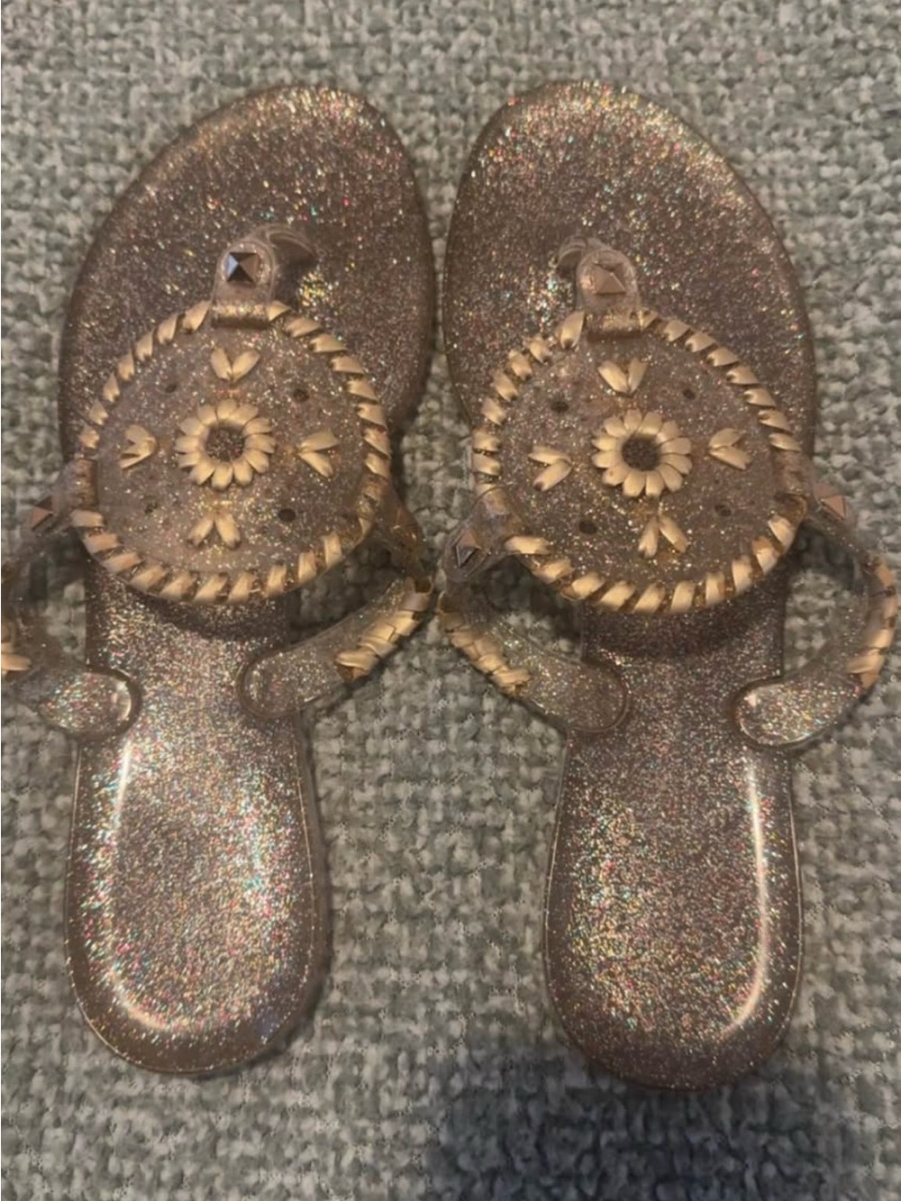 Jack Rogers Jelly flip flops